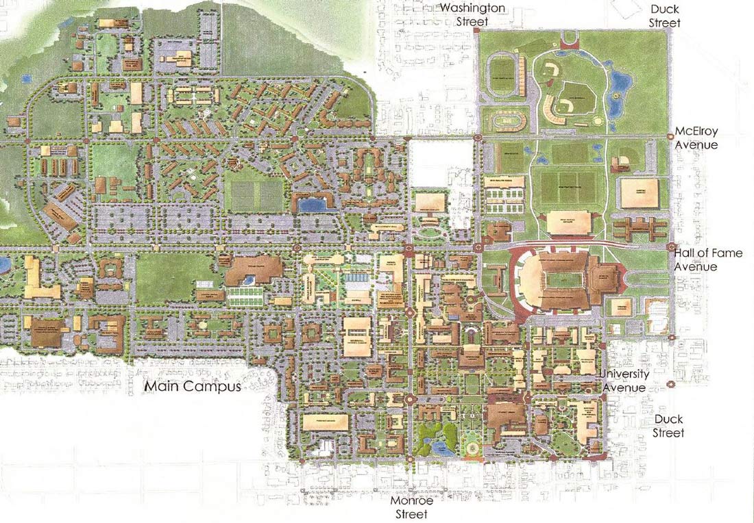 Oklahoma State University Campus Map