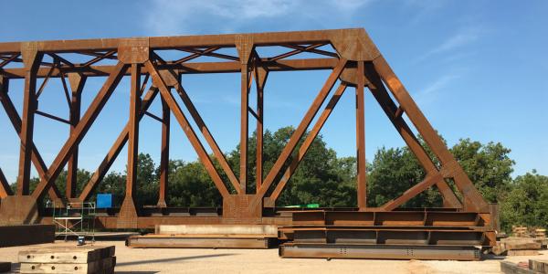 BNSF Truss Bridge over I-235