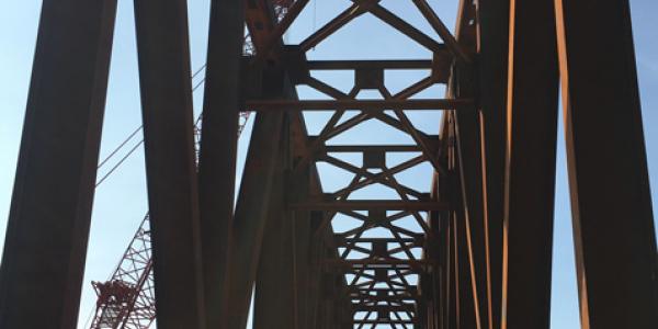 BNSF Truss Bridge over I-235